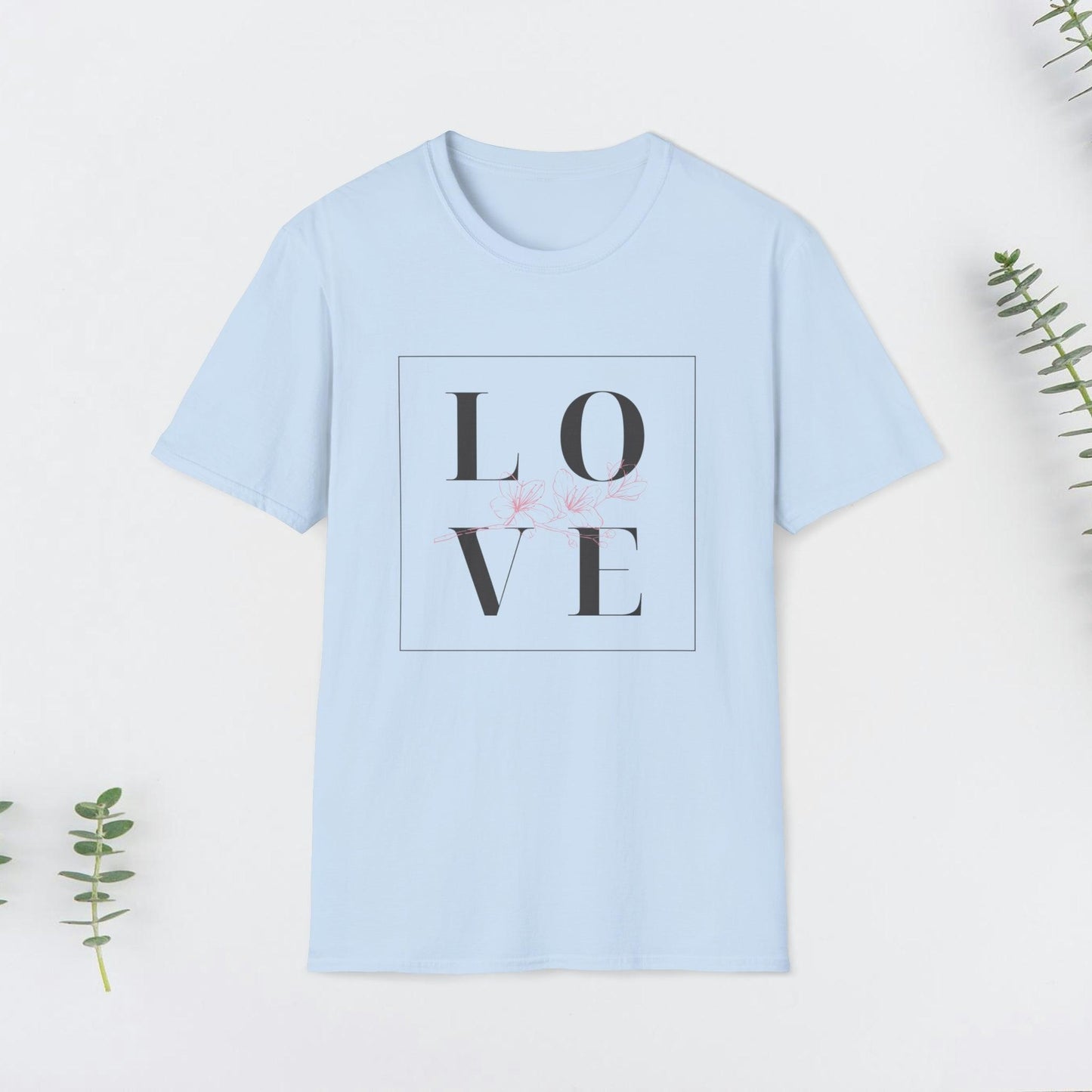 Cute Love Design, Valentine Unisex Softstyle T-Shirt - PrintHub Horizon