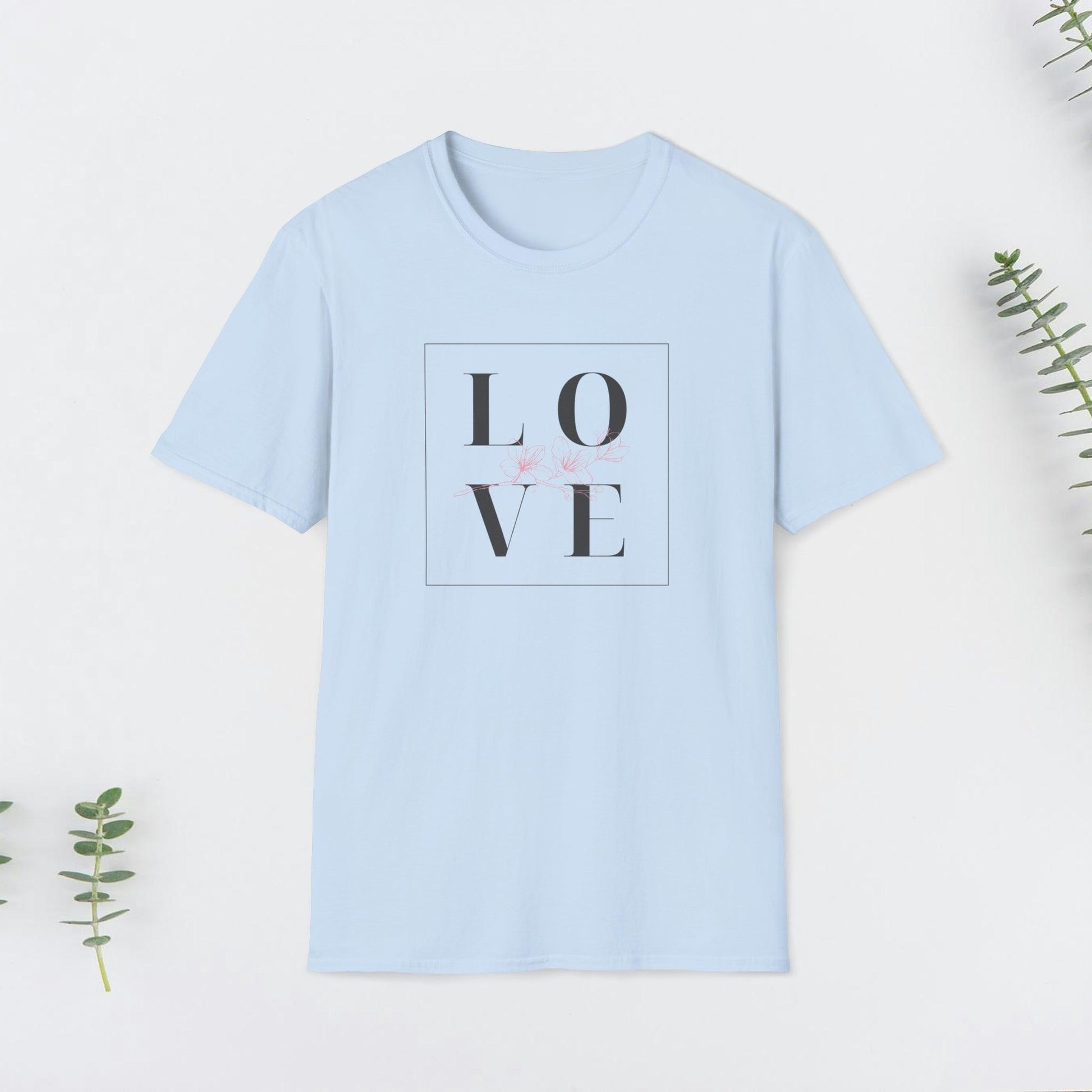 Cute Love Design, Valentine Unisex Softstyle T-Shirt - PrintHub Horizon