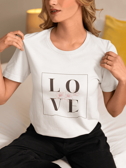 Cute Love Design, Valentine Unisex Softstyle T-Shirt - PrintHub Horizon