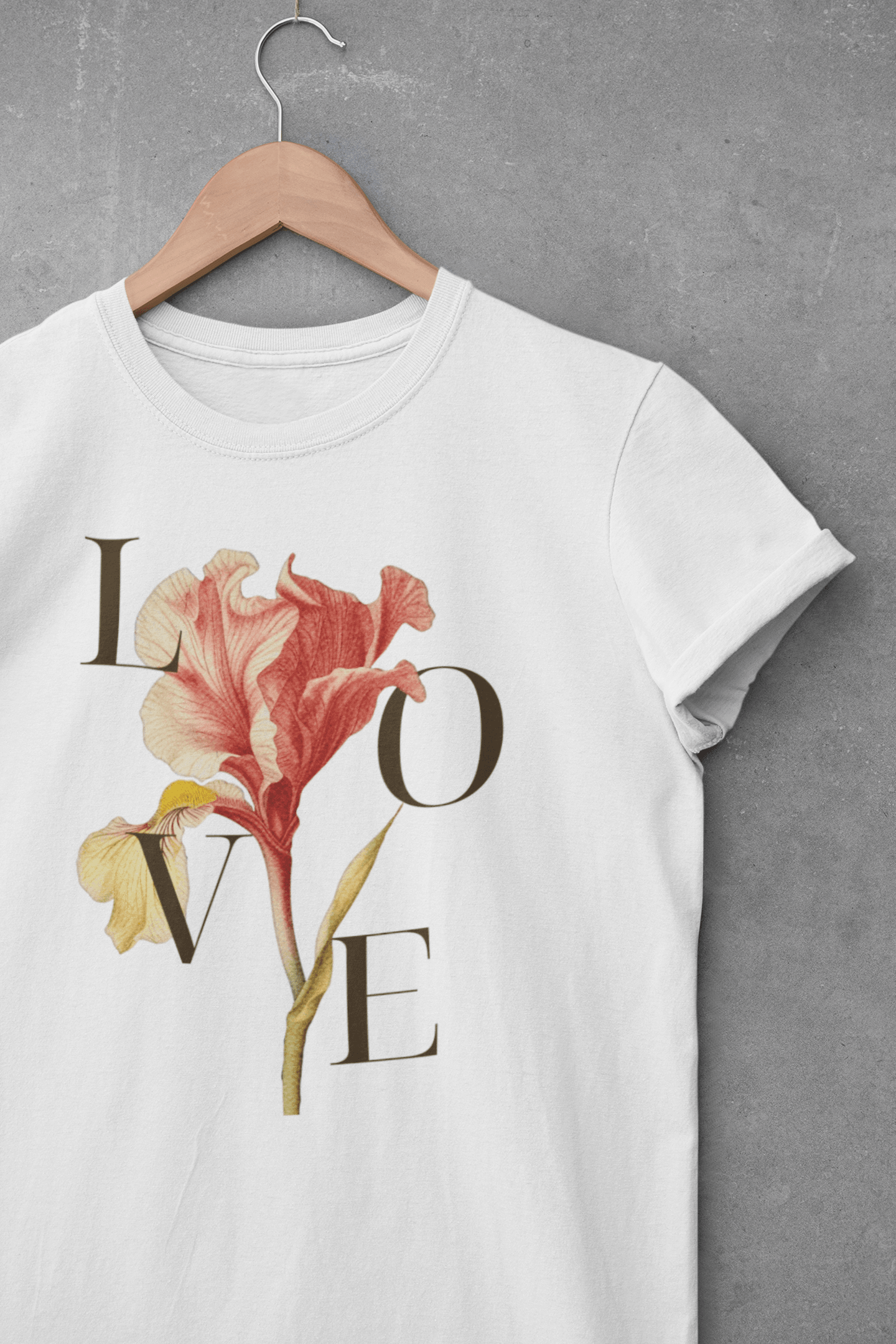 Love Rose Design Valentine Unisex Softstyle T-Shirt - PrintHub Horizon