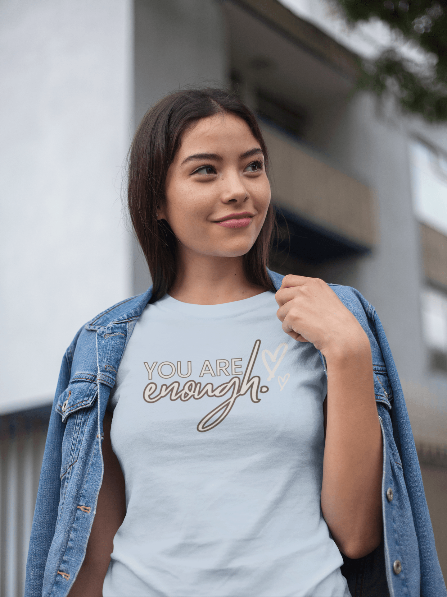 Valentine, You are enough Design, Unisex Softstyle T-Shirt - PrintHub Horizon