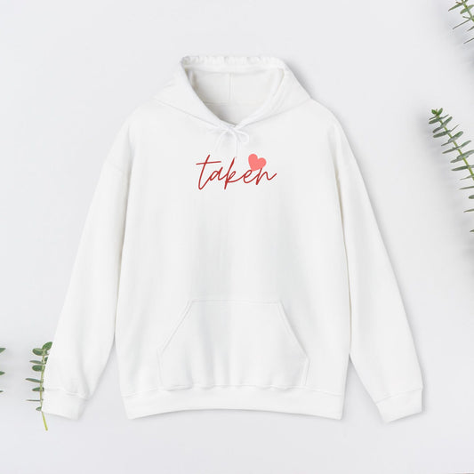 🖤 Unisex Hoodie „Valentine Cute Taken Design“ ❤️ – Valentinstag Geschenkidee, Warm & Gemütlich - Hoodie | Jetzt bestellen bei PrintHub Horizon