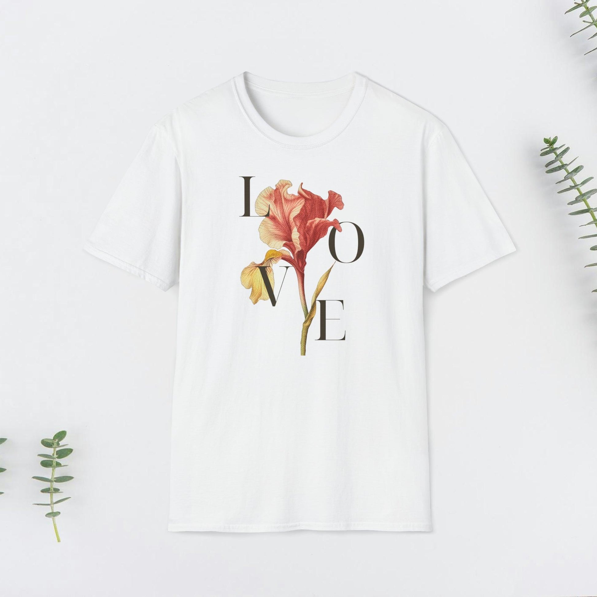 Unisex T-Shirt 'Love Rose Design' 🌹 – Valentinstag Geschenkidee, Softstyle, Komfortabel - T-Shirt | Jetzt bestellen bei PrintHub Horizon